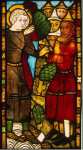 Stained Glass Panel Advent of Antichrist to Jews Waiting at the Water s Edge 10 - Hermitage